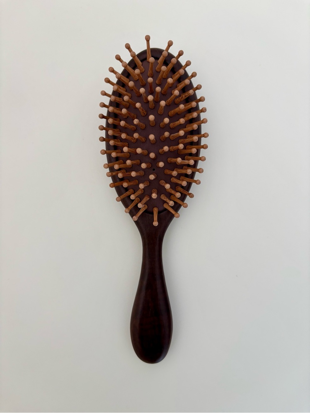 wooden hair brush